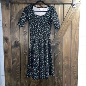 LuLaRoe Nicole Dress Sz XS 